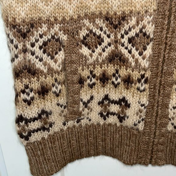 Lauren Jeans Company wool full zip mock neck sweater vest sz L EUC - Picture 4 of 6